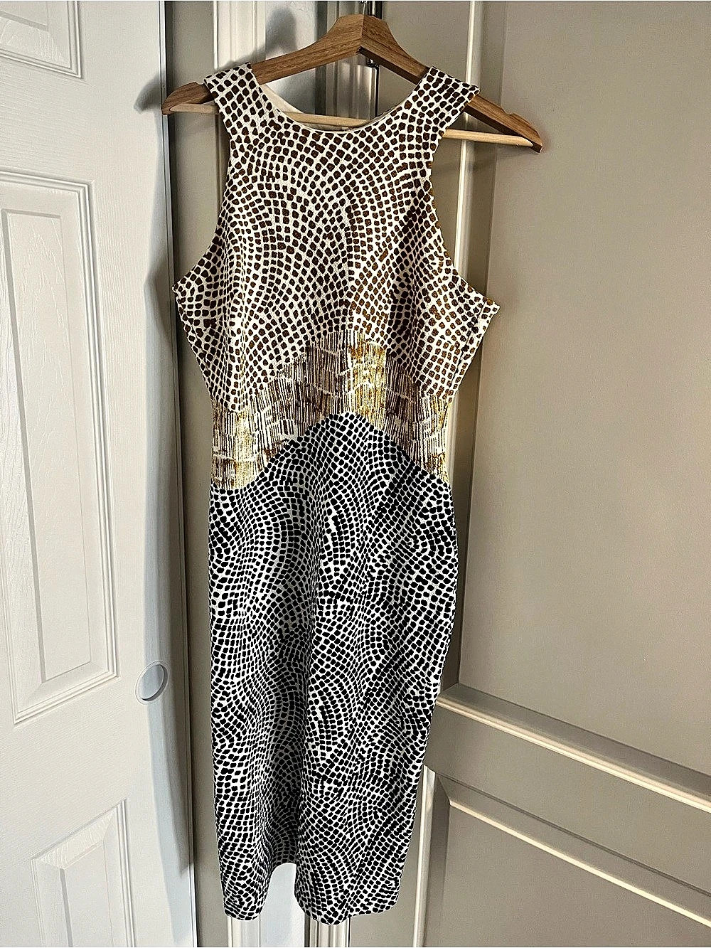H&Medium Color Block Animal Print Jumpsuit Size Medium